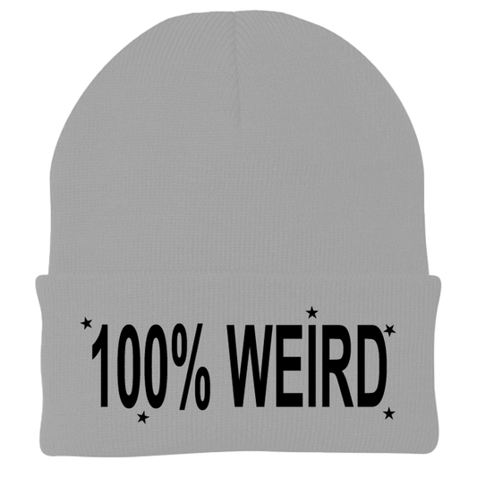 100% WEIRD BEANIE GREY